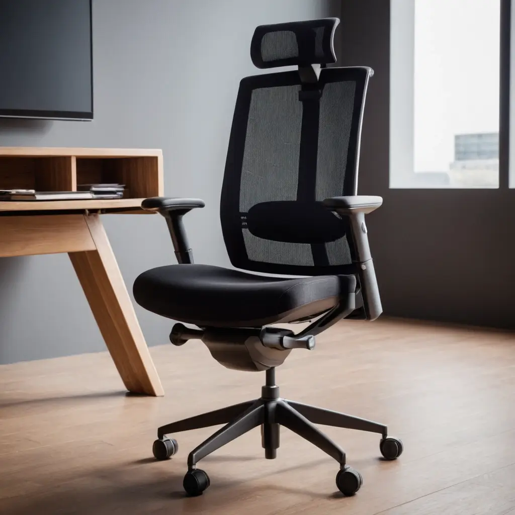Ergonomic office chair with premium cushioning